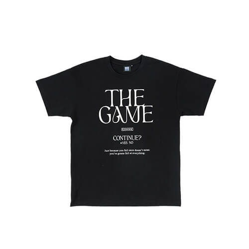 The GAMETシャツ/black